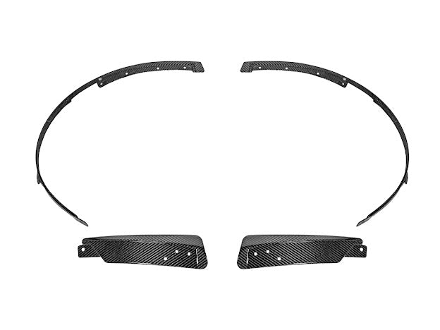 2024-UP FORD MUSTANG S650 | GT350R PERFORMANCE STYLE CARBON FIBER FENDER FLARES MUD FLAPS